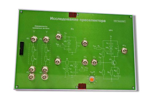 Сменная панель «Исследование преселектора»